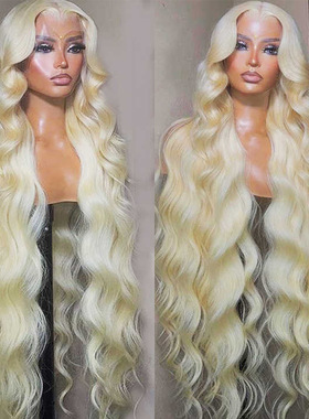 假发Raw Hair Body Wave  613# 13x4 HD Frontal Wig Human Hair