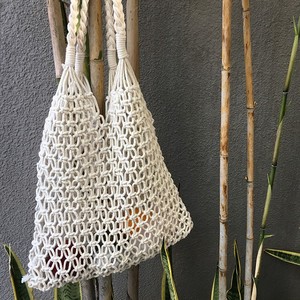  韩风chic手工编织包