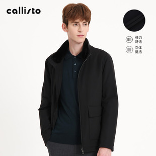 【兔毛内里】callisto卡利斯特男士冬季保暖外套商务会议行政夹克
