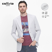 男士 callisto卡利斯特男装 新款 休闲西服便西商务通勤潮SRFJK020C