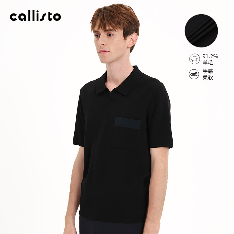 callisto秋冬短袖毛衣