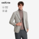 平驳领羊绒混纺休闲便西 男士 商场同款 callisto2025秋新品
