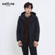 90白鹅绒 中长款 CALLISTO卡利斯特男装 新款 连帽羽绒服保暖 冬季