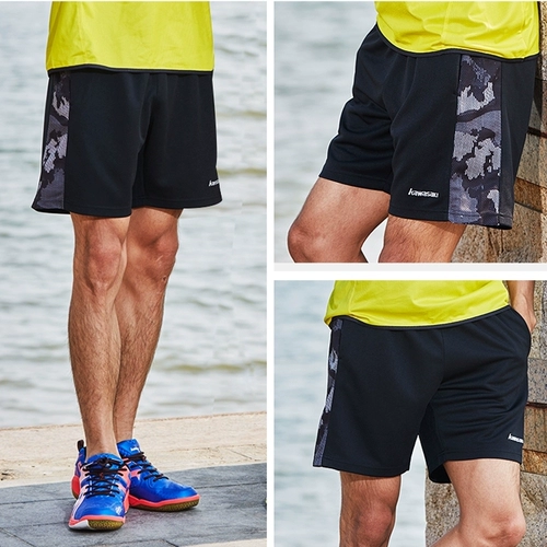 Kawasaki, штаны для бадминтона подходит для мужчин и женщин, спортивная форма для отдыха, шорты, для бега, оверсайз