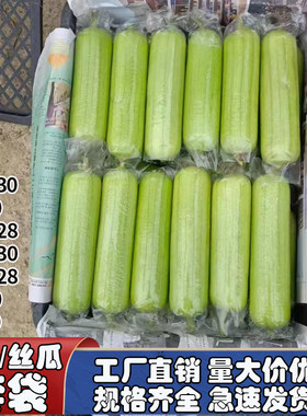 水瓜丝瓜套袋直通袋瓜类专用保护袋高透明防虫袋长条两头通袋