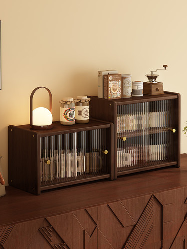 现代简约桌面收纳架新款轻奢高档台面置物马克杯咖啡收纳桌上茶柜