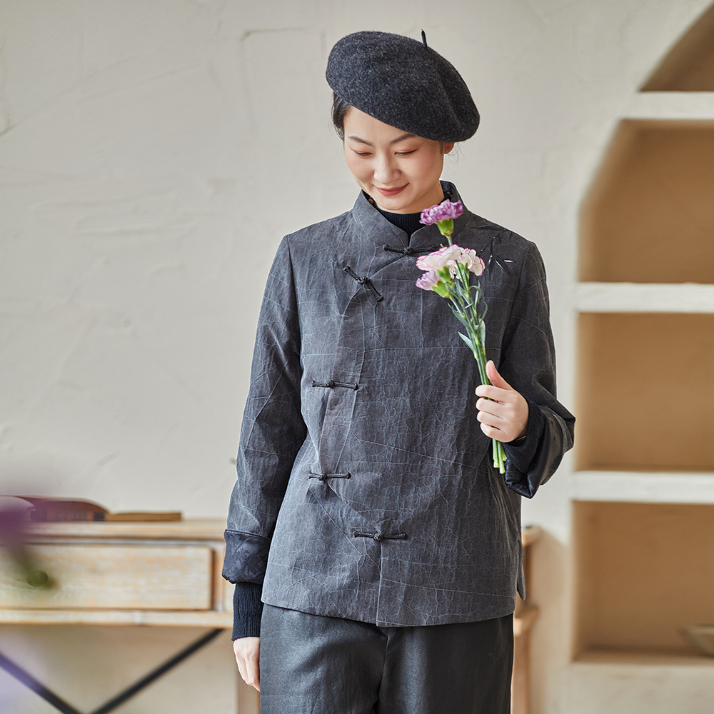 2024新款冬季保暖手绘棉衣