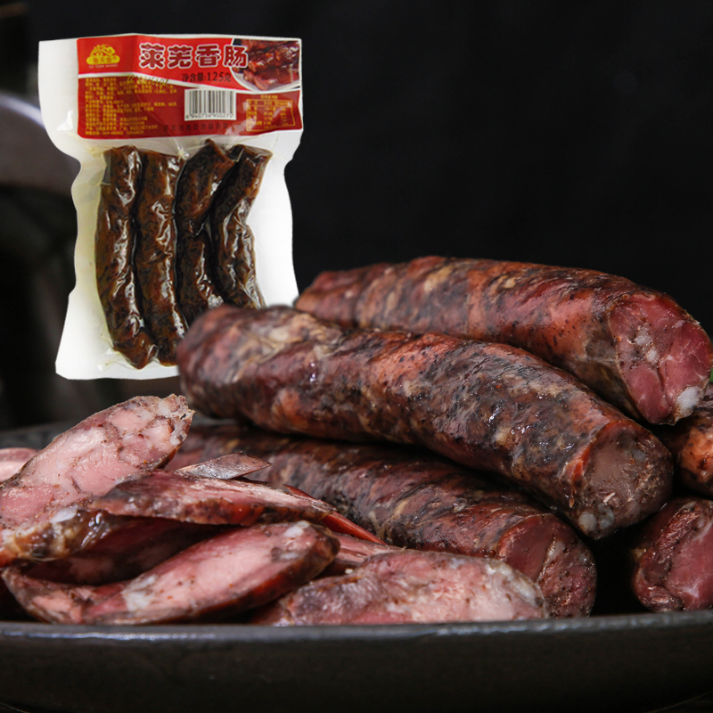 山东莱芜口镇特产香肠风干肠即食