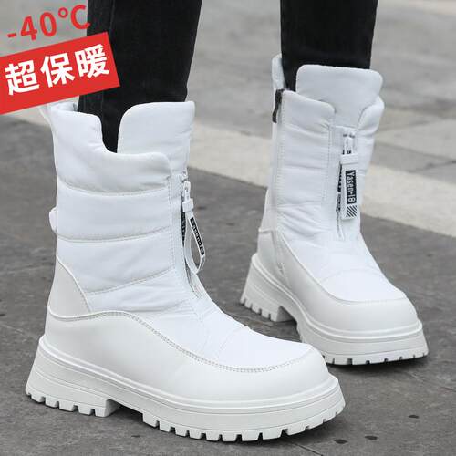 冬季新款加绒加厚保暖雪地靴女
