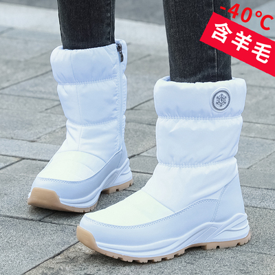 新款冬季加绒加厚女款雪地靴