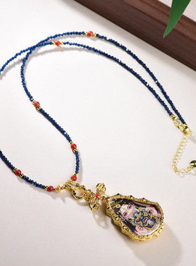 唐卡佛牌专属链南红玛瑙项链绳