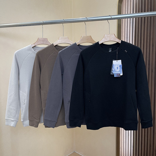 男圆领运动休闲卫衣 立体裁剪亲肤保暖秋季 礼袋装 轻奢针织云柔棉