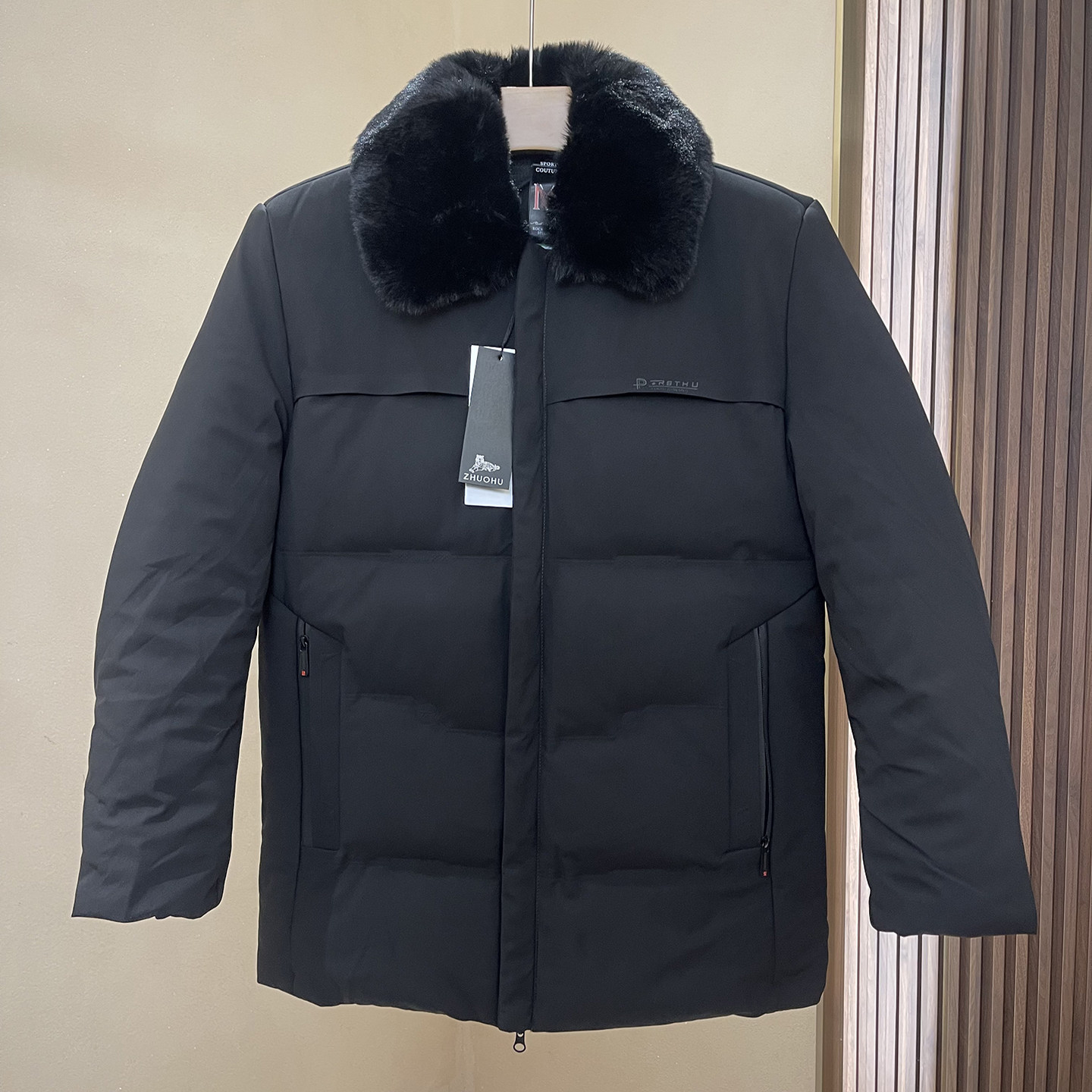 毛领可拆！加绒加厚中老年棉服男装冬季休闲防风保暖翻领棉衣外套,男装,棉衣,淘宝优惠券,粉丝福利购,淘宝优惠卷