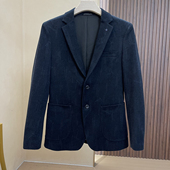 绒感弹力 垂坠抗皱 秋冬季 H系 厚款 商务休闲平驳领西服男外套