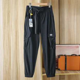 夏季 高弹束脚工装 裤 超值 户外运动裤 三防冰丝 男女同款 薄荷防晒
