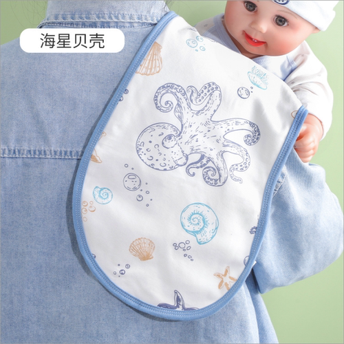 格格亲婴儿纯棉防水口水巾拍嗝巾