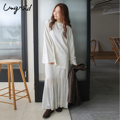 Ungrid25早秋新品鱼尾半身长裙女