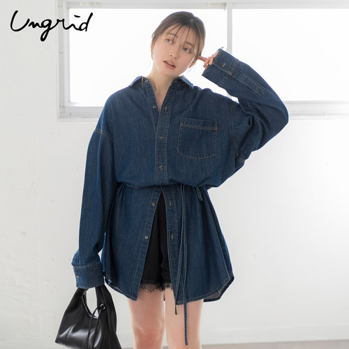 Ungrid廓形宽松衬衫连衣裙