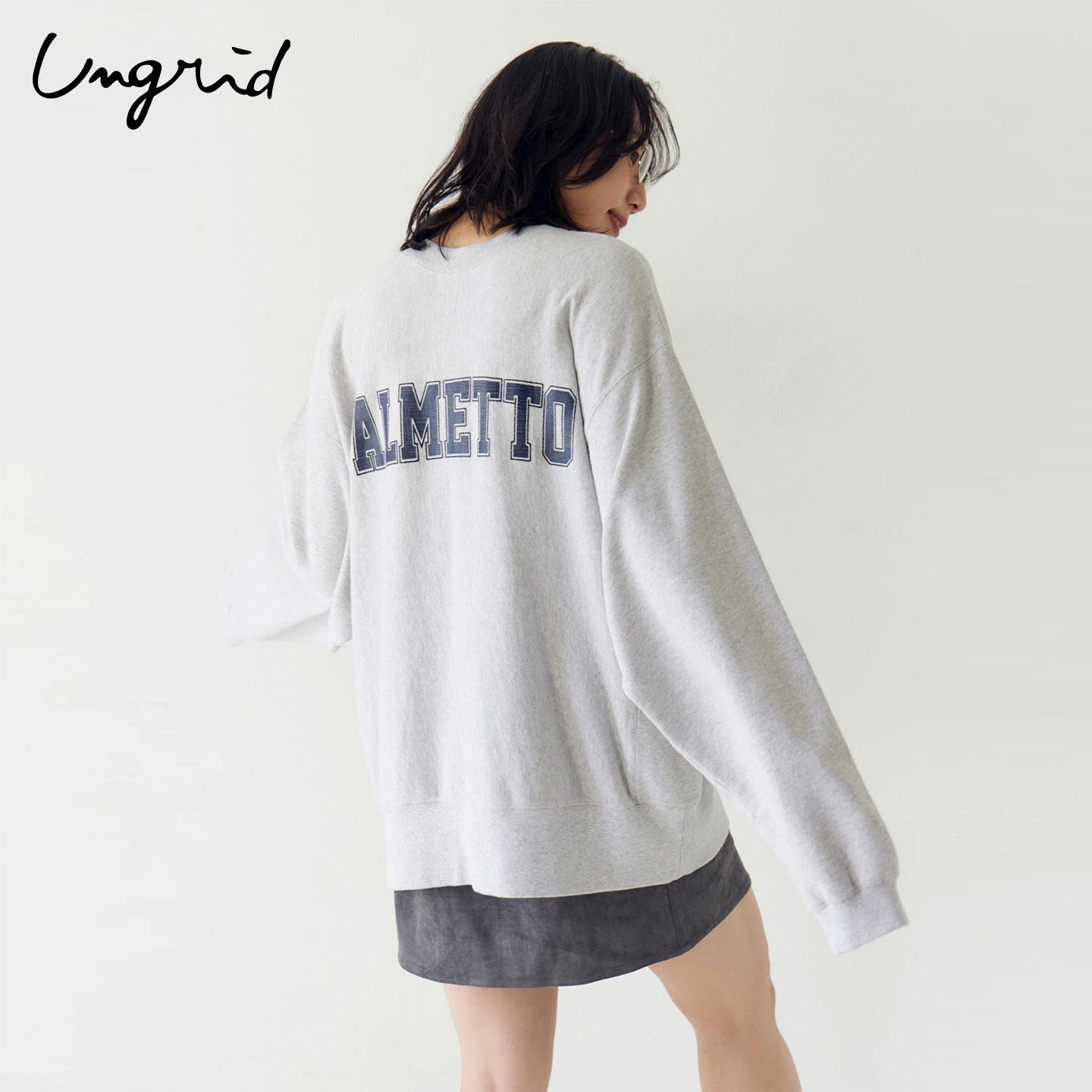 Ungrid25秋季新品复古宽松卫衣