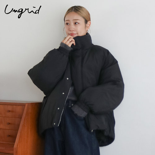 Ungrid松紧袖口抽绳下摆面包服