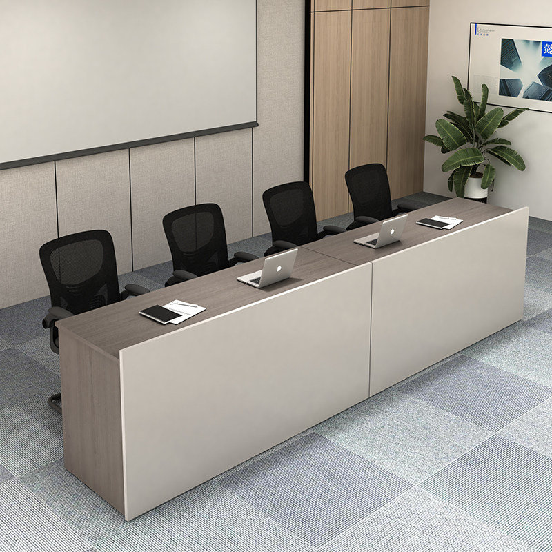 培训桌会议室桌椅组合学生课桌条形会议桌培训桌子长条桌主席台