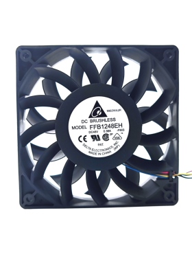 FFB1248EH 台达 12025 48V 12CM变频器散热风扇大风量4线PWM温控
