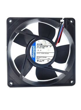 5212 NM 原装德国ebmpapst 12038 12V 12CM双滚珠大风量散热风扇