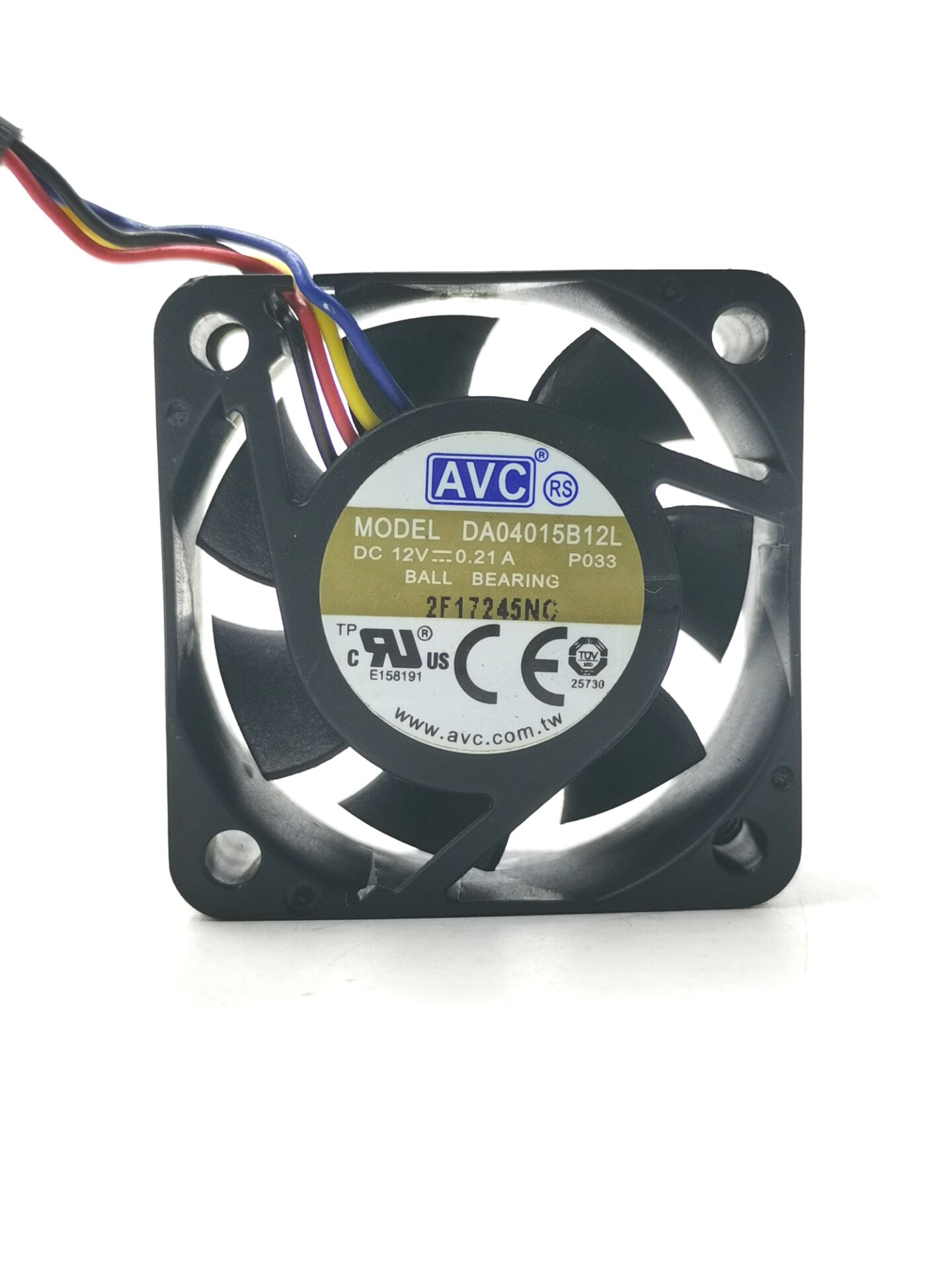 DA04015B12L 原装AVC 4015 12V 4线PWM 4CM高转速暴力散热小风扇
