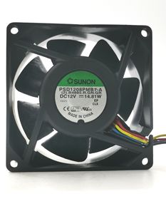 建準(zhǔn) 4線PWM溫控 8CM防水風(fēng)扇12V 原裝 14.81W PSD1208PMB1 8038