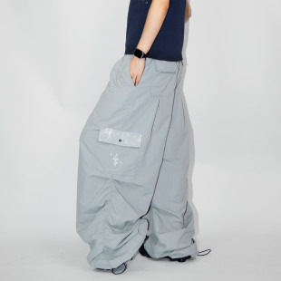 跳舞轻薄运动宽松街舞 裤 MarScallion葱啊男女伞兵速干裤 蕾丝工装