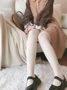显瘦高腰打底裤袜九分连袜