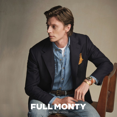 fullmonty强捻西服外套男士