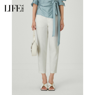长裤 莱芙艾迪儿夏季 女轻薄百搭修身 休闲裤 1W2K73046 新款