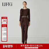 裤 子 法式 浪漫设计感上衣秋季 轻淑职业套装 莱芙艾迪儿女士长袖