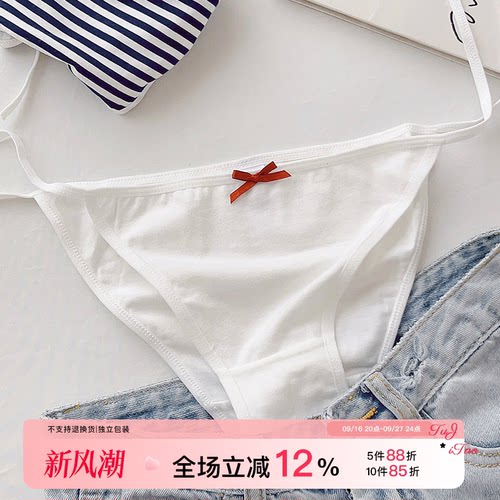 纯欲少女日系绑带内裤女生可解开
