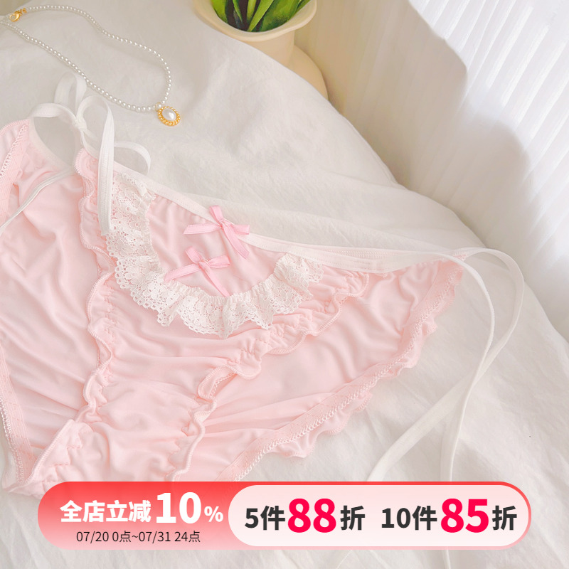 日系纯欲冰丝内裤性感制服