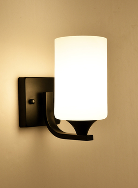 led墙壁灯美式卧室床头灯客厅走廊楼梯壁灯过道阳台现代简约墙灯