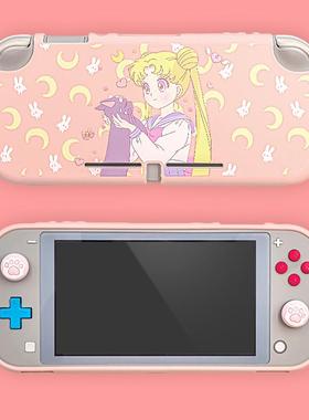 switchlite ns一体式游戏机防摔保护彩壳软壳任天堂 硅胶半包外壳