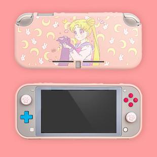 switchlite ns一体式游戏机防摔保护彩壳软壳任天堂 硅胶半包外壳