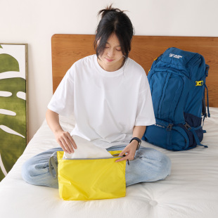 户外旅行脏衣服收纳袋防水轻便携行李箱整理袋拉链内衣洗漱收纳包