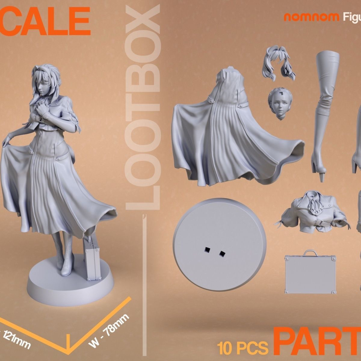 模型,紫罗兰的永恒花园,19c3D打印服务
