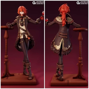 【精品】1/10约尔GK白模未上色3D打印间谍过家家约尔太太模型限量