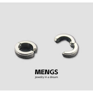 个性耳夹痞帅耳环无孔耳饰无洞耳骨夹男女冷淡简约气质