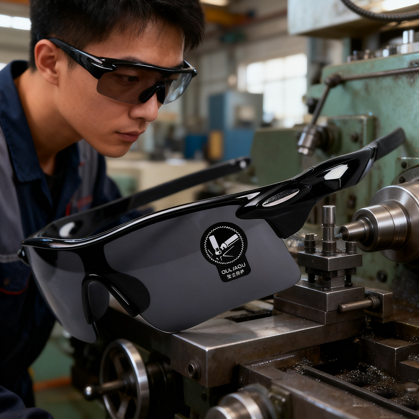 护目镜防飞溅不起雾防尘眼镜打磨飞沫防风灰尘劳保防护眼罩骑行男