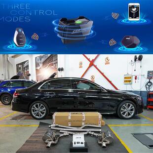 C300 E200 奔驰E300 头段中尾段排气管 C63 C43改装 C200 RES正品