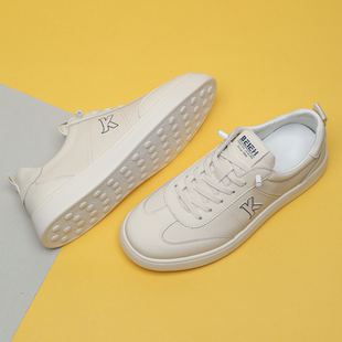 板鞋男2026新款春季透气轻便发泡薄底时尚休闲一脚蹬运动小白鞋男