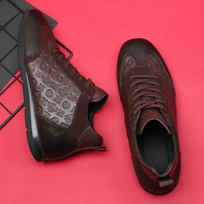 高帮真皮男鞋时尚软底鞋子