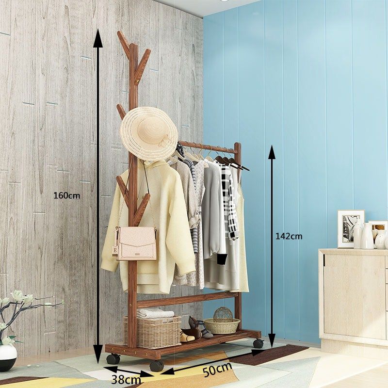 衣帽架卧室简易挂衣架落地衣服架子家用衣架经济型实木置物架移动在类目 住宅家具, 架类, 衣帽架中 - 来自Buy2taobao.com提供专业的淘宝代购服务