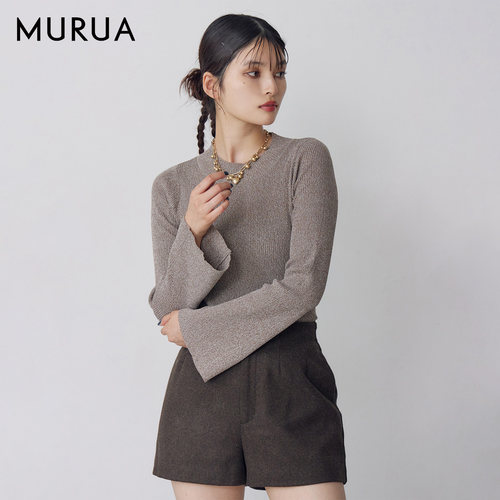 MURUA25秋季新品打底毛针织衫女
