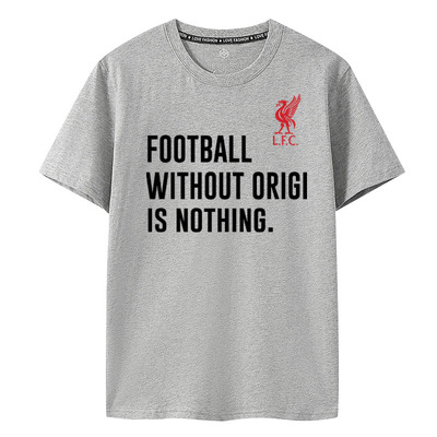 马蒂普同款短袖T恤FOOTBALL WITHOUT ORIGI IS NOTHING奥里吉上衣